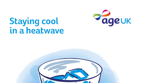 Cover of the Age UK guide to staying cool in a heatwave