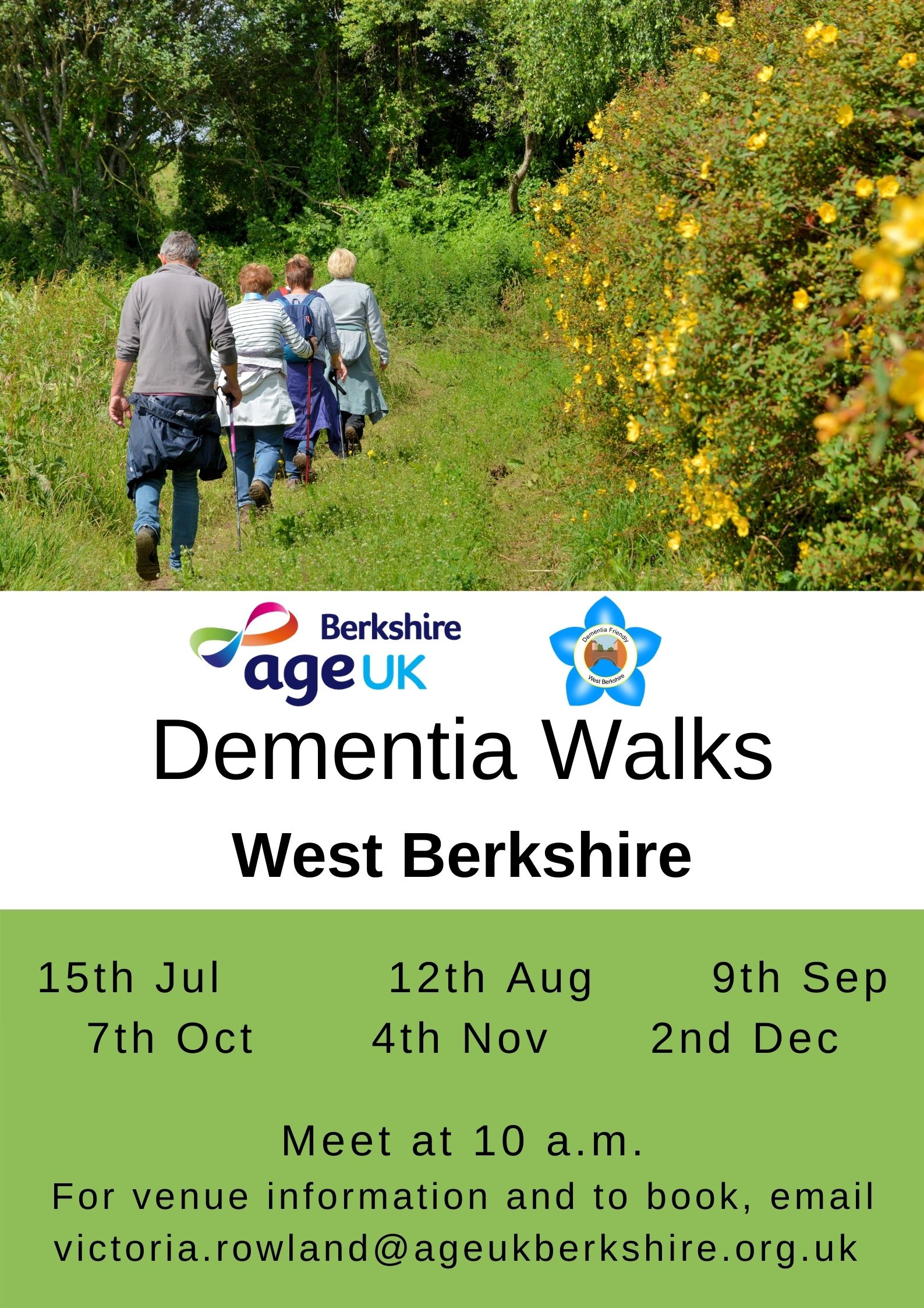 Dementia Walks in Berkshire