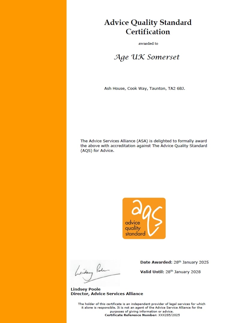 AQS Certificate