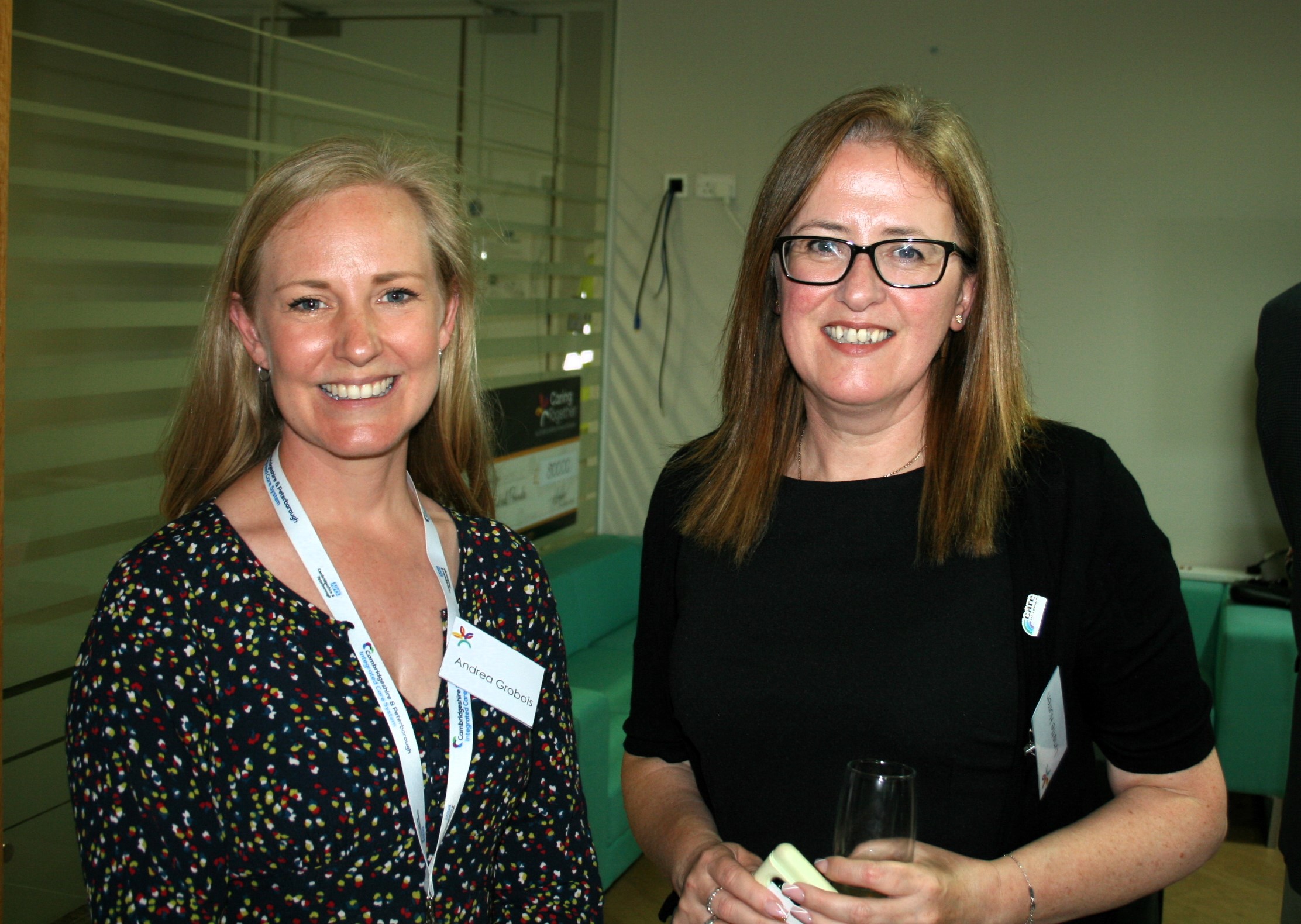 Andréa Grosbois - Assistant Director of Community and Strategic Partnerships at Cambridgeshire & Peterborough ICS and Lynette Hurren