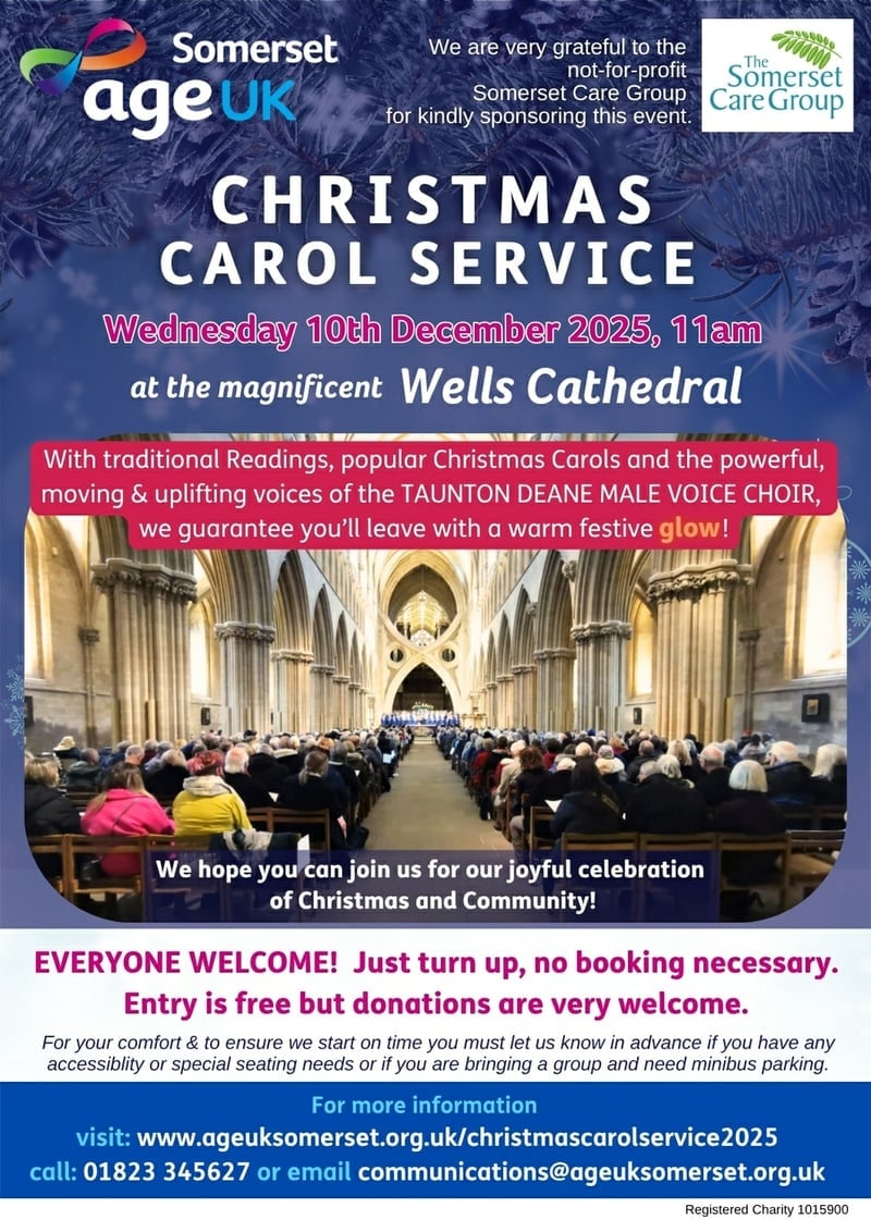 Christmas Carol Service 2025 poster