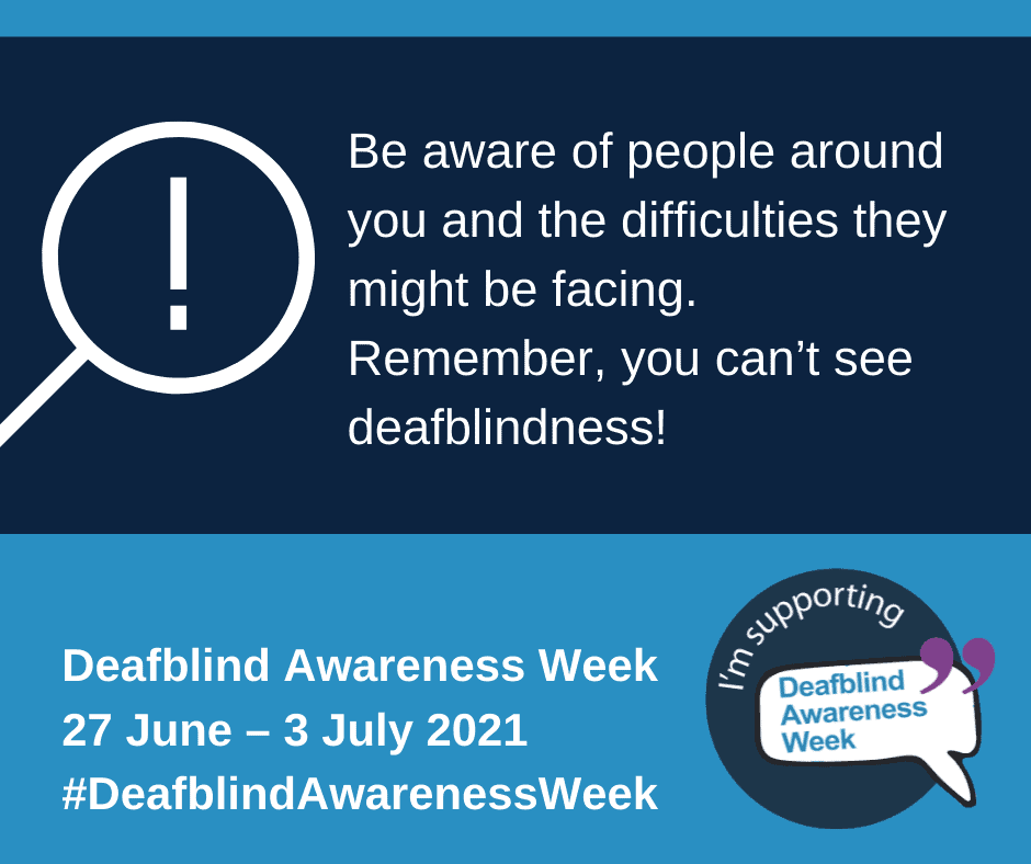 Deafblind awareness week