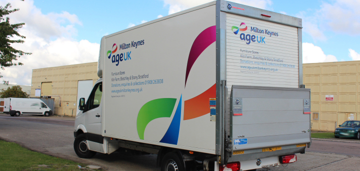 Look out for our delivery van
