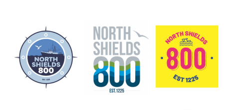 North Shields 800 logo options