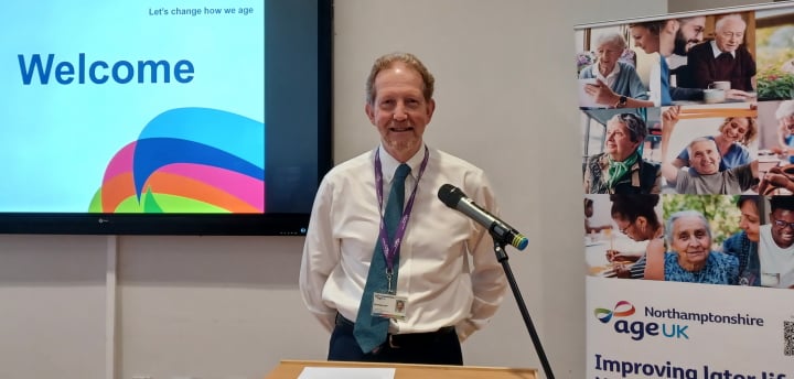 Chris Duff CEO of Age UK Northamptonshire.