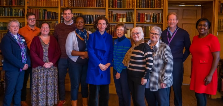 Attendees at the roundtable at Delapre Abbey.