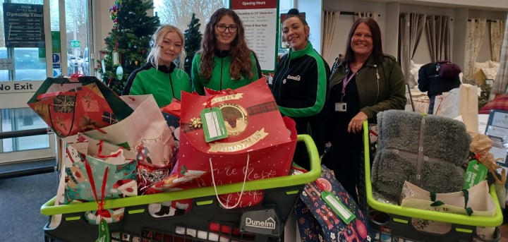 Thank you Dunelm Wellingborough's generous customers.