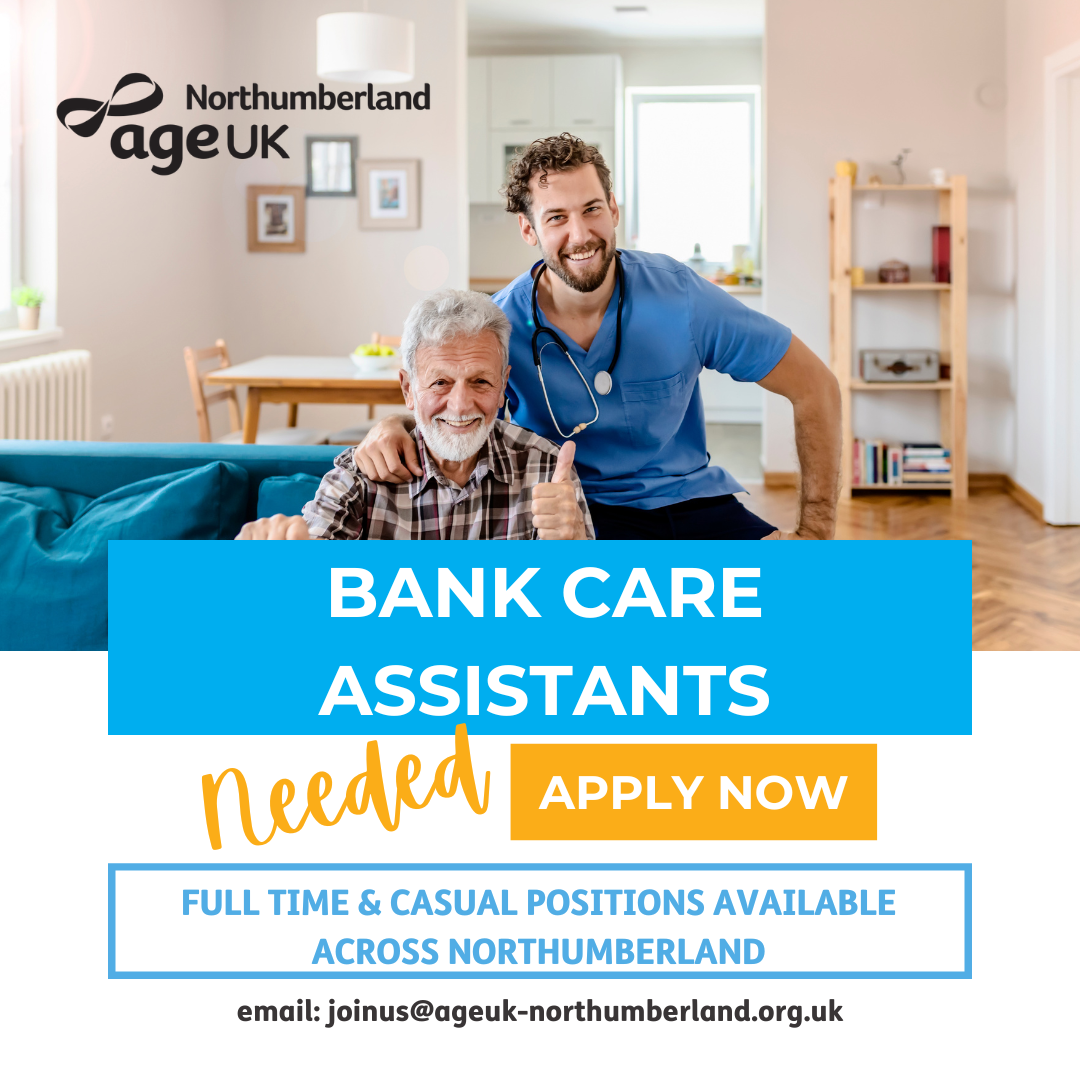 Job Opportunities Age UK Northumberland