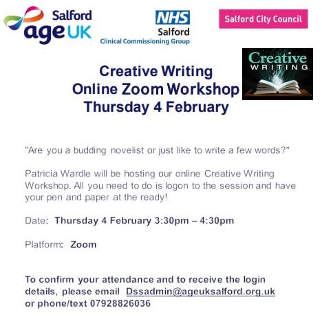 creative writing classes salford