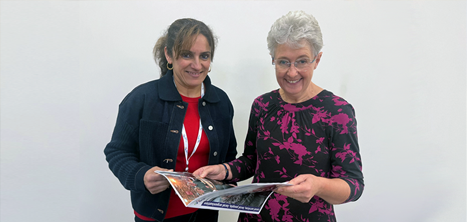 Age UK Shropshire Telford & Wrekin trustees Julie Kaur and Sue Robson