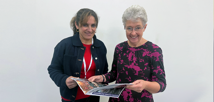 Age UK Shropshire Telford & Wrekin trustees Julie Kaur and Sue Robson