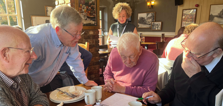 Members of Telford Men's Breakfast Club