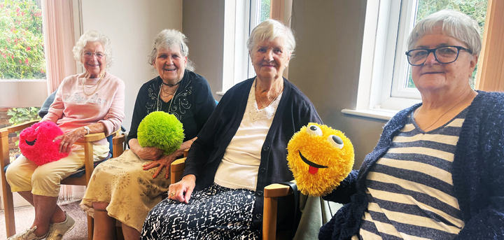 Day centre members Sheila, Brenda, Kath and Pam