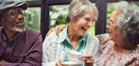 Older people socialising