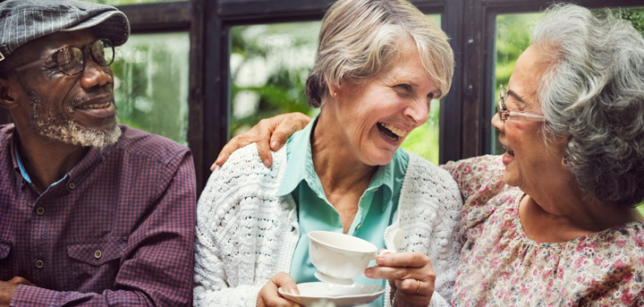 Older people socialising