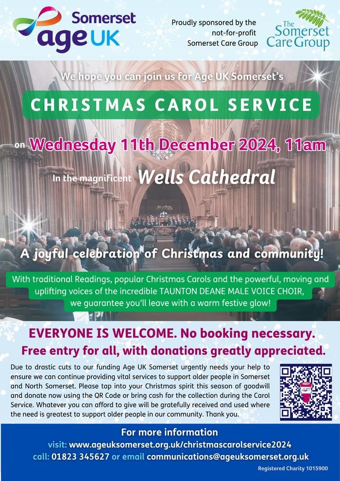 Christmas Carol Service poster