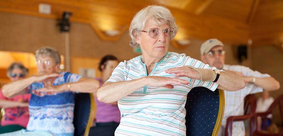 Indoor Exercises For Seniors To Stay Fit In Winter - Aston Gardens