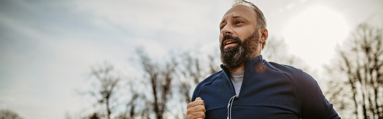 A man running